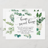 Skript-Zuhause Sweet-Zuhause mit Eucalyptus erstel Ankündigung (Vorne/Hinten)