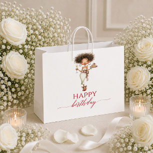 Skript zum Geburtstag für eine Frau mit ausgefalle Große Geschenktüte