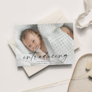 Skript zur Vorstellung des Babyfotos - Danke Magneteinladung