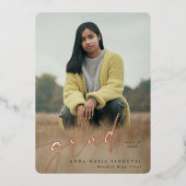 Skript zwei Foto Abschluss Ankündigung untersuchen (Vorderseite)