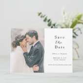 Skript Zwei Foto Save the Date (Stehend Vorderseite)