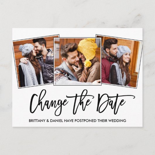 Skriptänderung für das Foto Datum 3 Postkarte (Vorderseite)