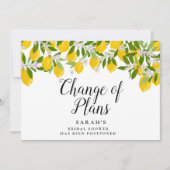 Skriptänderungen Brautparty Lemons Save The Date (Vorderseite)