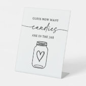 Skriptangabe Wie viele Candies sind im Jar-Zeichen Sockelschild (Vorderseite)