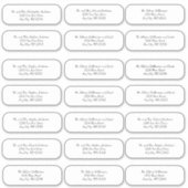 Skriptaufkleber für die Hochzeitsumgebung Aufkleber (Vorderseite)