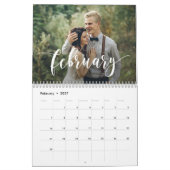 SkriptBenutzerdefinierter Foto-Kalender Kalender (Feb 2027)