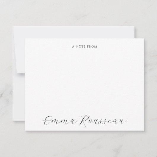 Skriptbeschreibung für Aquarellfarben-Wildblumen a Mitteilungskarte (Vorderseite)