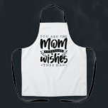 Skriptbester Mama Typografie Schürze<br><div class="desc">Feiern Sie die unglaubliche Mama in Ihrem Leben mit der Script Best Mama Typografy Schürze, einem stilvollen und herzlichen Küchenaccessoire. Mit dem rührenden Satz: "Du bist die Mama, die jeder haben möchte." kombiniert diese Schürze Eleganz und Gefühle in einem wunderschönen Script-Schriftart und macht sie zu einem perfekten Geschenk für die...</div>