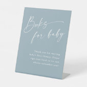 Skriptbücher für Baby Boy Baby Dusche Sockelschild (Vorderseite)