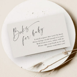 Skriptbücher für eine neutrale Baby-Dusche Begleitkarte