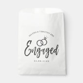 Skriptbuchstaben für eine Vertragspartei | Geschenktütchen (Vorderseite)