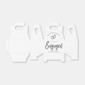 Skriptbuchstaben für eine Vertragspartei | Round P Geschenkschachtel (Ungefaltet)