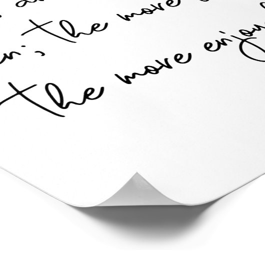 Skriptbuchstaben Zitat von Freundschaften Kunst Poster (Ecke)