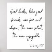 Skriptbuchstaben Zitat von Freundschaften Kunst Poster (Vorne)