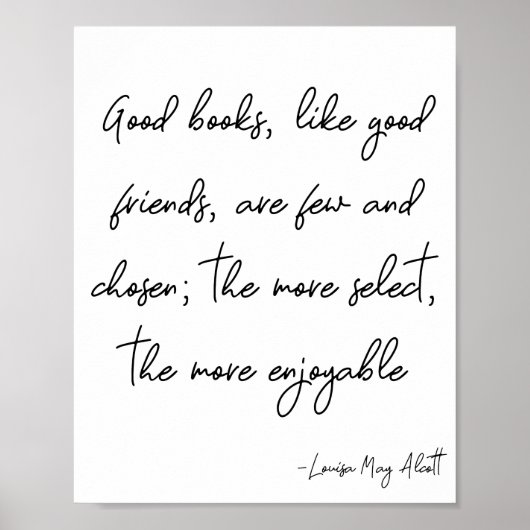 Skriptbuchstaben Zitat von Freundschaften Kunst Poster (Vorne)