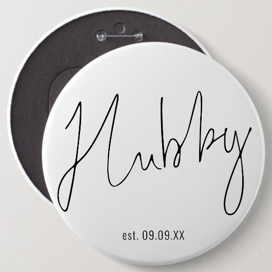 Skriptdatum vor Hochzeiten Geschenkboxen Button (Vorne & Hinten)