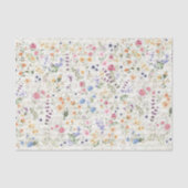 Skriptdekoupage der Spring-Wildblume Seidenpapier (Vorderseite)