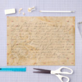 Skriptdekoupage Paper Antiker Stil Seidenpapier (Handwerk)