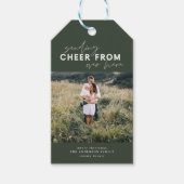 Skriptdistanzierung, die von hier aus Beifall send Geschenkanhänger (Vorderseite)