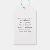 Skriptdistanzierung, die von hier aus Beifall send Geschenkanhänger (Rückseite)