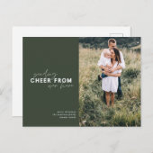 Skriptdistanzierung, die von hier aus Beifall send Postkarte (Vorne/Hinten)