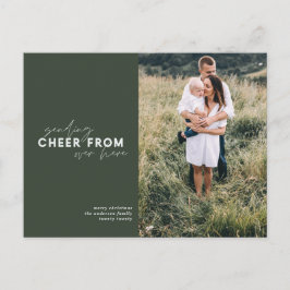 Skriptdistanzierung, die von hier aus Beifall send Postkarte