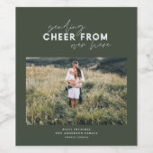 Skriptdistanzierung, die von hier aus Beifall send Weinetikett (Einzelnes Label)