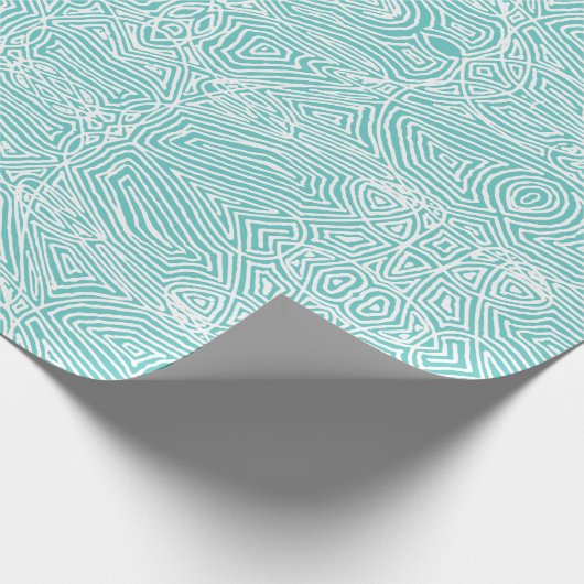 Skriptdrucke - Red Wrapping Paper Geschenkpapier (Ecke)
