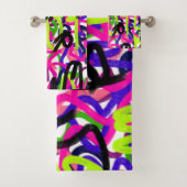 Skripte in Farben Badhandtuch Set (Insitu)
