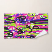 Skripte in Farben Badhandtuch Set (Handtuch)