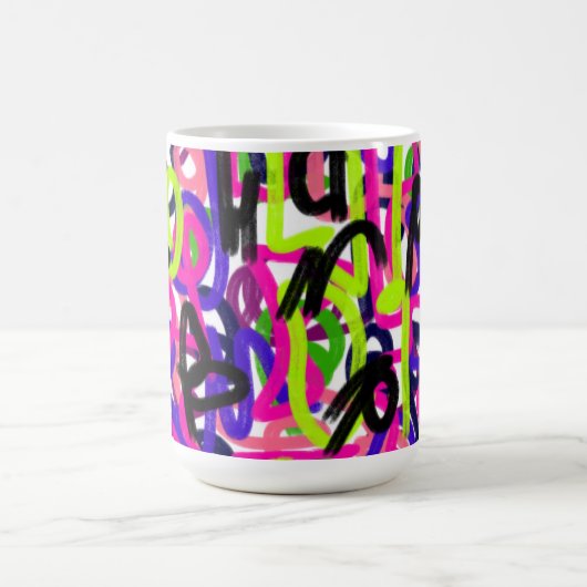 Skripte in Farben Kaffeetasse (Mittel)