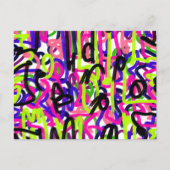 Skripte in Farben Postkarte (Vorderseite)