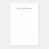 Skripte Initialen Post It Notes Post-it Klebezettel (Vorderseite)