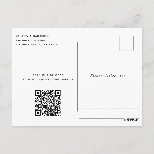 Skripteinsätze für Holzzeichenfolgen speichern das Postkarte (Rückseite)