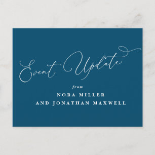 Skriptereignisaktualisierung Postkarte