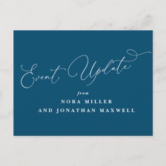 Skriptereignisaktualisierung Postkarte