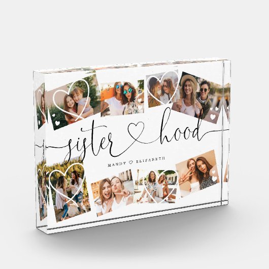 Skripterstellung | Geschenk für das Sisters-Foto Fotoblock (Links)