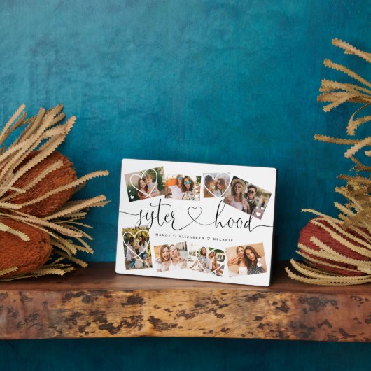 Skripterstellung | Geschenk für Schwestern FotoCol Fotoplatte (Seite)