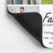 Skriptfamilie ist alles, was Foto Collage Keepake Mousepad (Ecke)