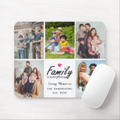 Skriptfamilie ist alles, was Foto Collage Keepake Mousepad (Mit Mouse)