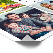 Skriptfamilie ist alles, was Foto Collage Keepake Poster (Ecke)