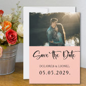 SkriptFoto Save the Date Minimalistisch Einladung