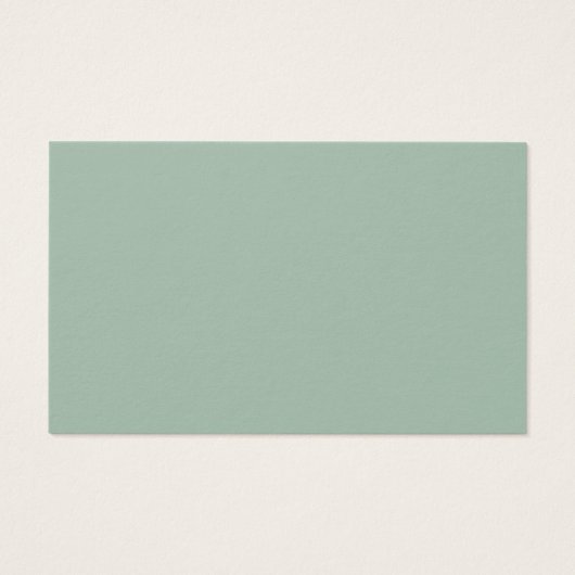 Skriptgrüne Foliage Baby Name Suggestions Card (Rückseite)