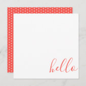 SkriptHallo Mitteilungskarte (Vorne/Hinten)