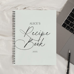 Skripthandschrift für Rezeptbuch Notizblock