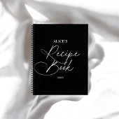 Skripthandschrift für Rezeptbuch Notizblock