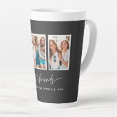 Skriptherz niedlich moderne Multi-Foto beste Freun Milchtasse (Rechte Ecke)