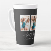 Skriptherz niedlich moderne Multi-Foto beste Freun Milchtasse (Linke Ecke)