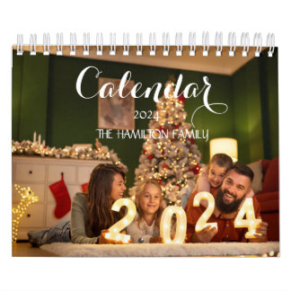 Skriptkalender der 2024er-Reihe mit benutzerdefini Kalender