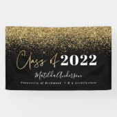 Skriptklasse für den Glitzer von schwarzem Gold in Banner (Horizontal)